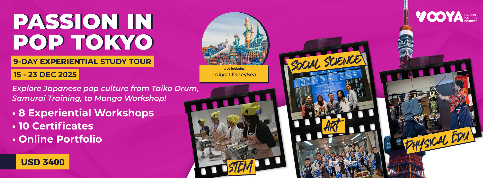 Tokyo Experiential Study Tour - Registration Fee