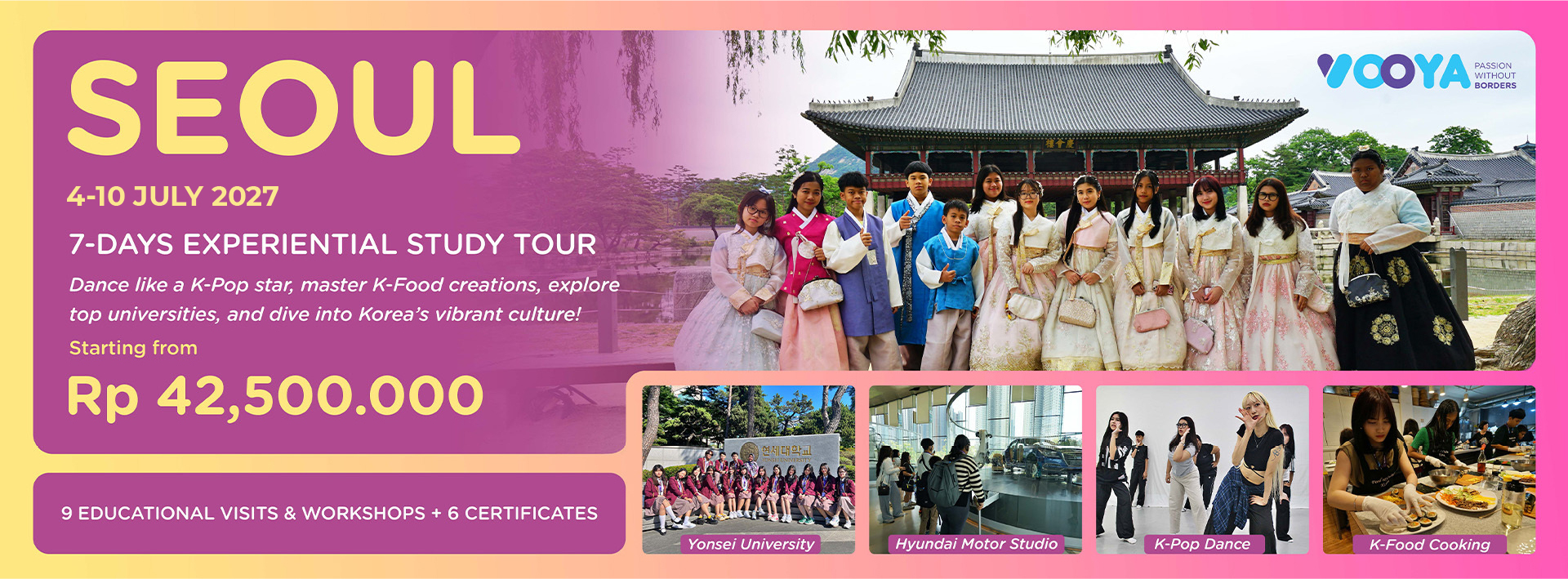 Seoul Experiential Study Tour - Registration Fee