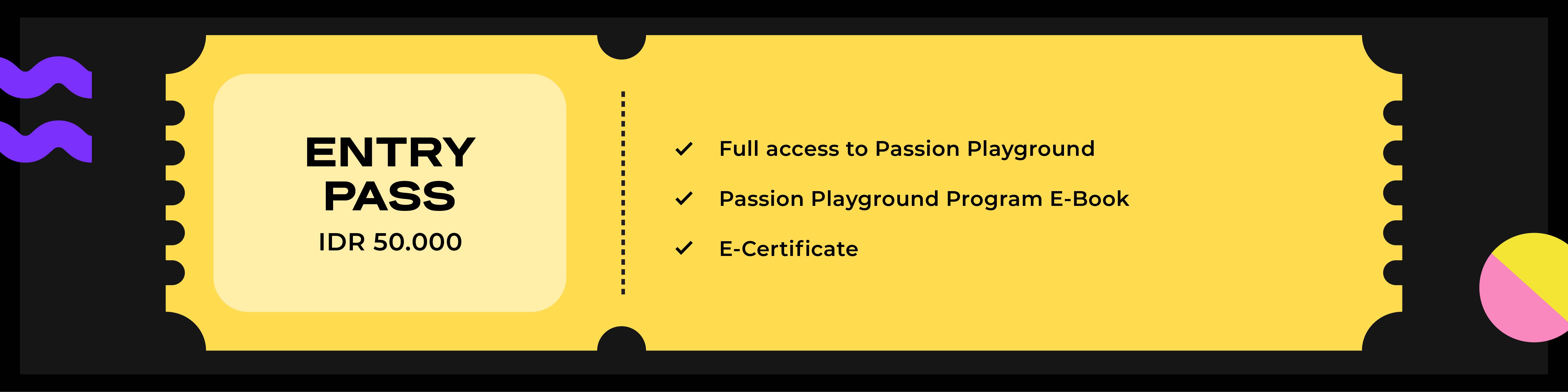 Passion Playground 2021 - Entry Pass