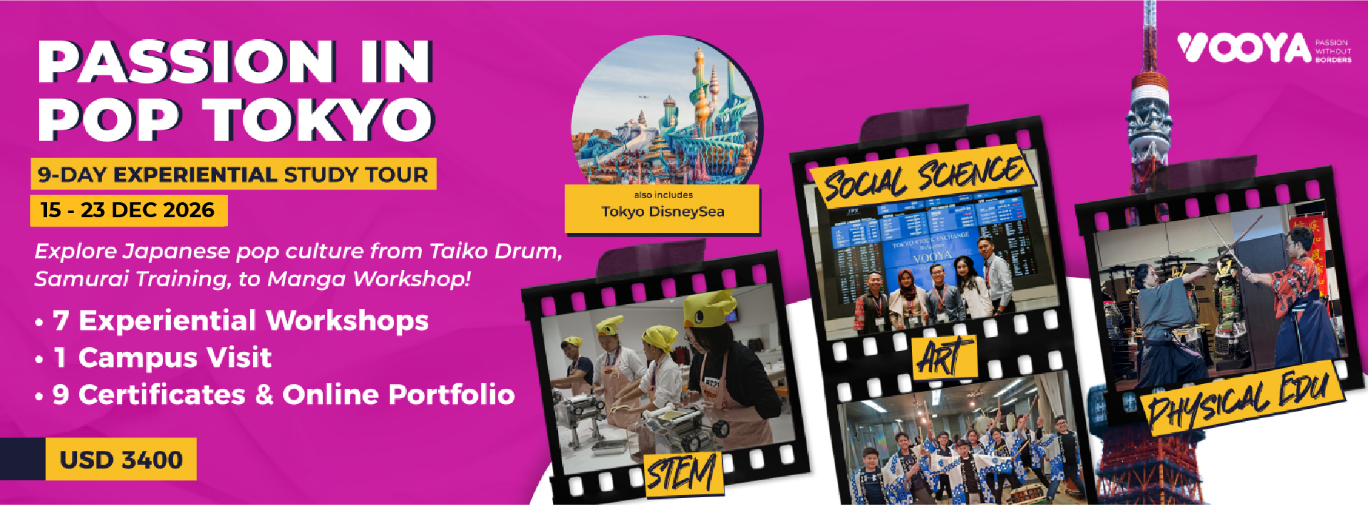 Tokyo Experiential Study Tour - Registration Fee