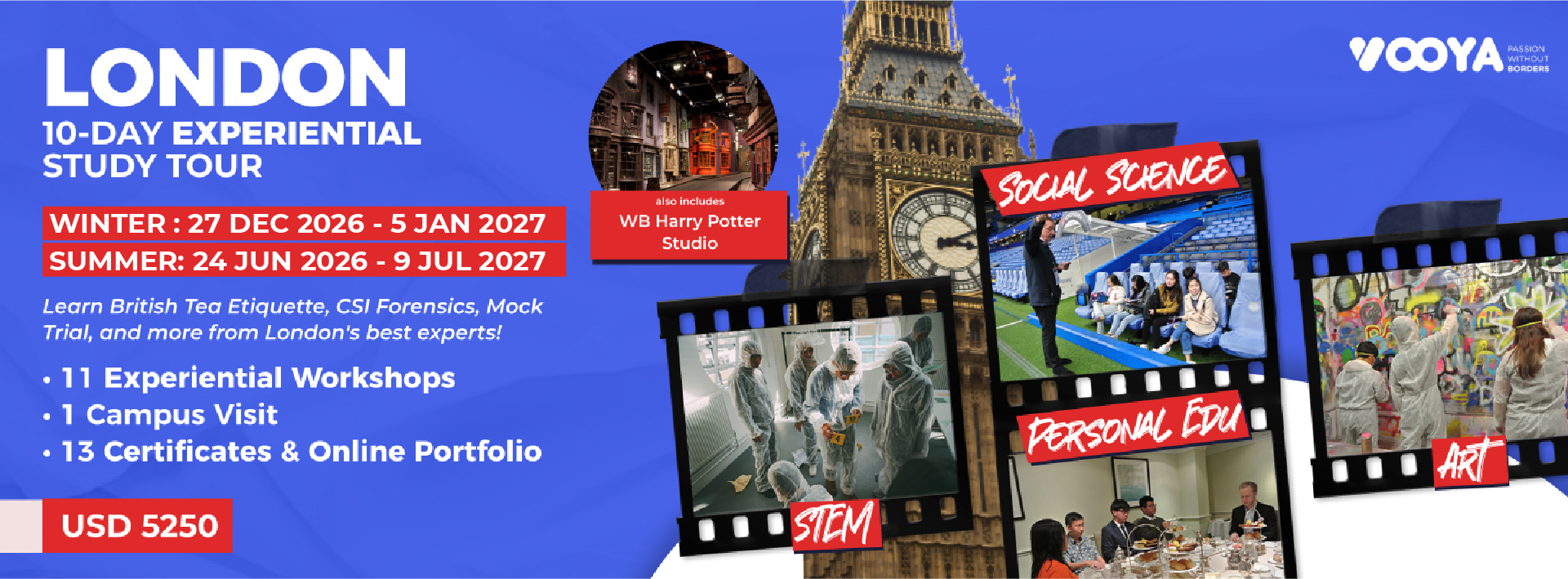 London Experiential Study Tour - Registration Fee