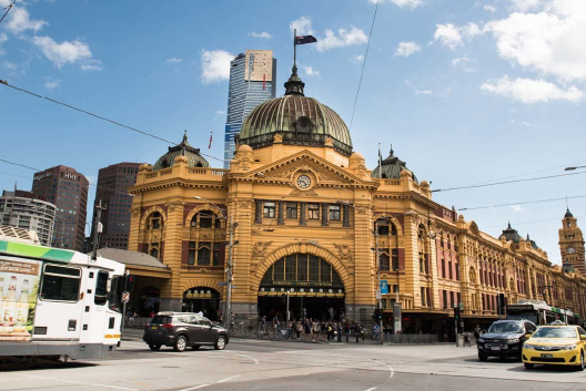 Federation Square & Flinders Street