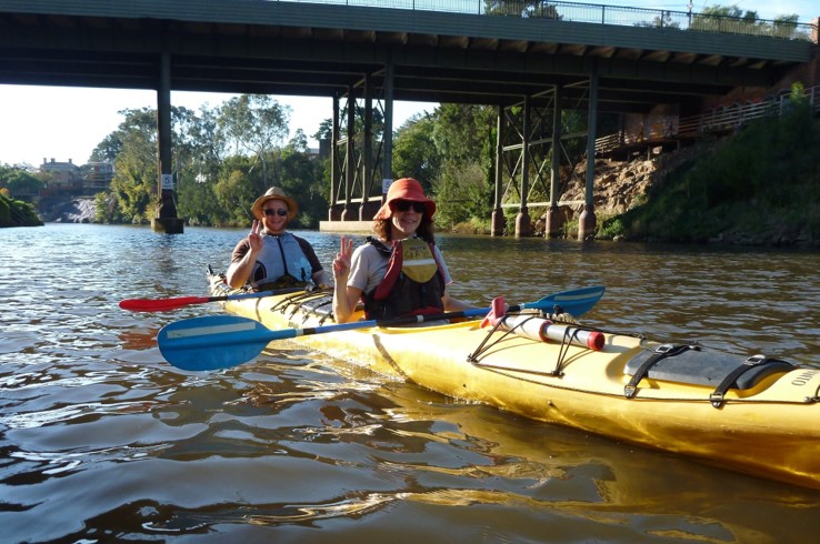 Kayaking at Yarra River