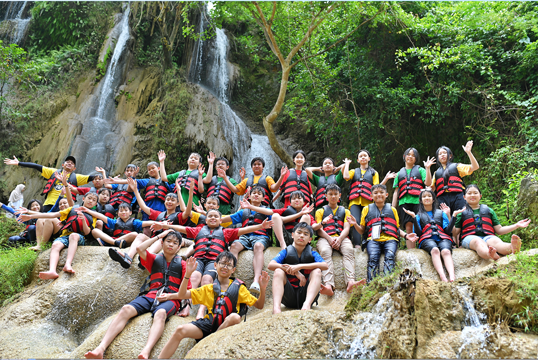 Body Rafting at Sri Gethuk Waterfall